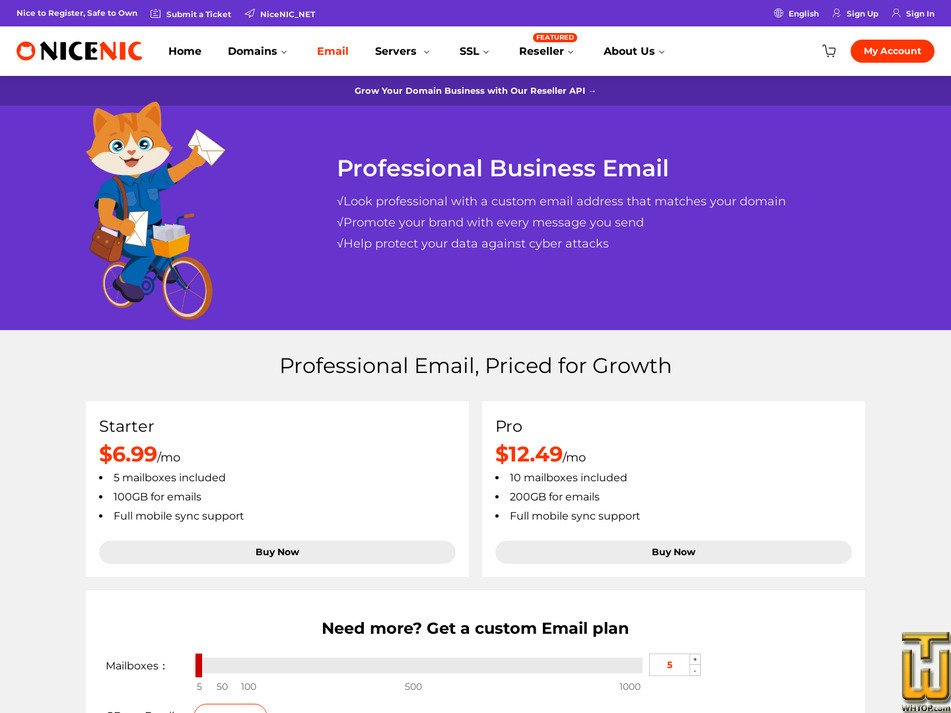 screenshot of Starter from nicenic.com