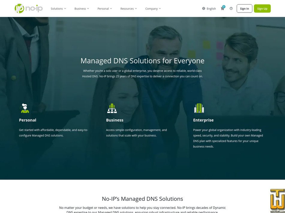 Taken on 1 May, 2026 screenshot of Plus Managed DNS from noip.com