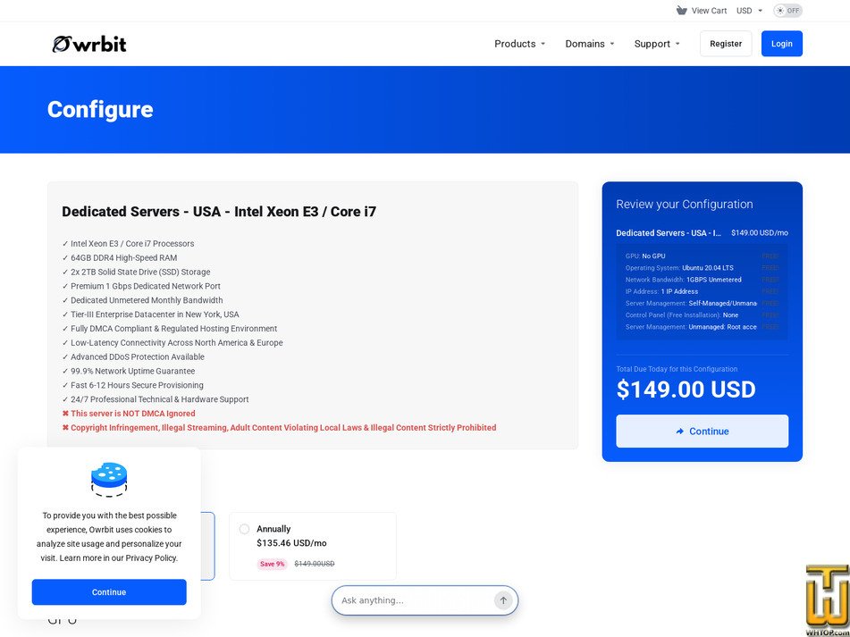 Taken on 11 September, 2026 screenshot of Intel Xeon E3 / Core i7 (New York, USA) from owrbit.com