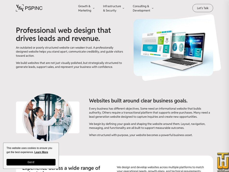 Taken on 23 September, 2026 screenshot of Basic from pspinc.com