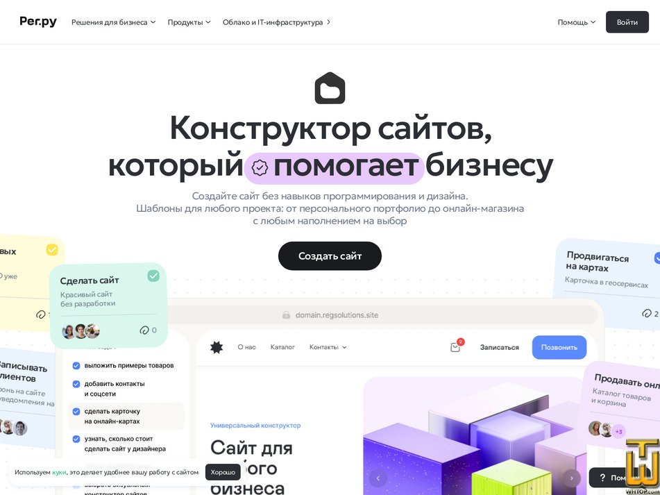 screenshot of Basic from reg.ru