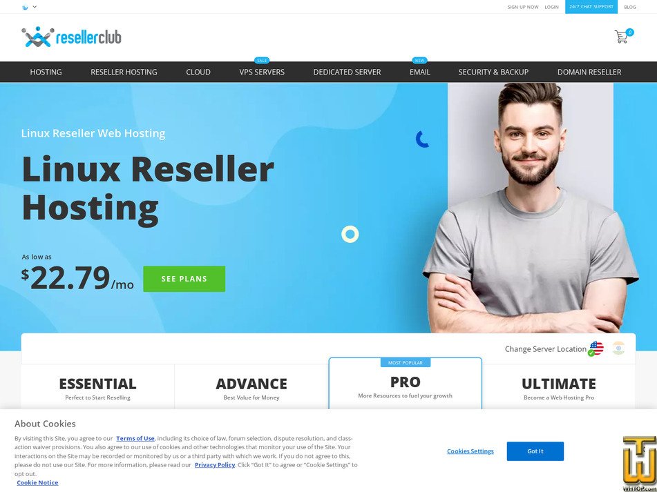 Taken on 15 January, 2026 screenshot of R3 from resellerclub.com