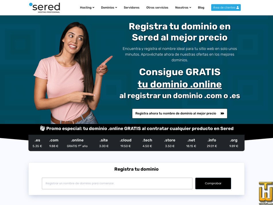 screenshot of .COM from sered.net