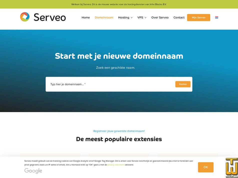Taken on 14 May, 2026 screenshot of .com from serveo.nl