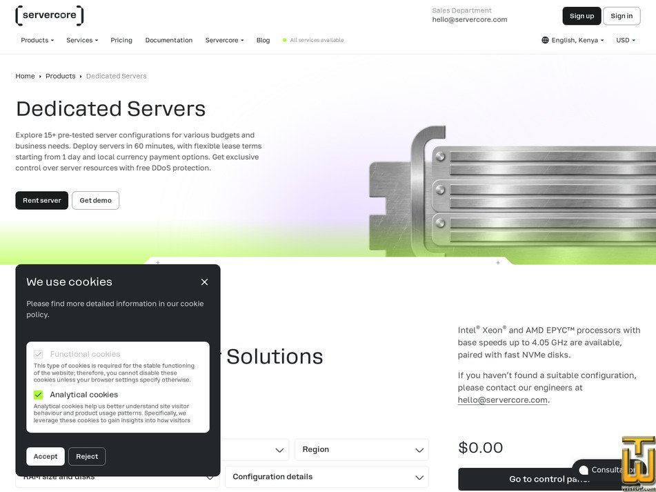 Taken on 24 August, 2026 screenshot of CL17R from servercore.com