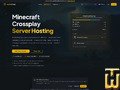 screenshot of Minecraft Crossplay Server Hosting from serverprism.com