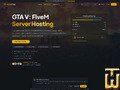 screenshot of GTA V FiveM Server Hosting from serverprism.com