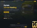 screenshot of Hytale Server Hosting from serverprism.com