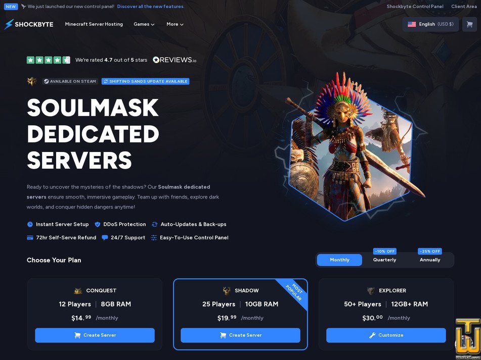 screenshot of Conquest (Soulmask) from shockbyte.com