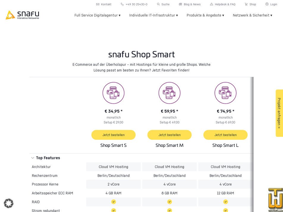 Taken on 15 September, 2026 screenshot of Shop Smart M from snafu.de