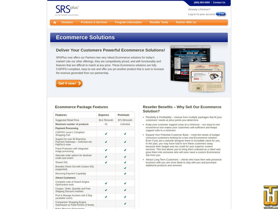 Taken on 27 August, 2026 screenshot of Premium from srsplus.com