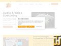 screenshot of Audio &amp; Video Streaming from streamguys.com