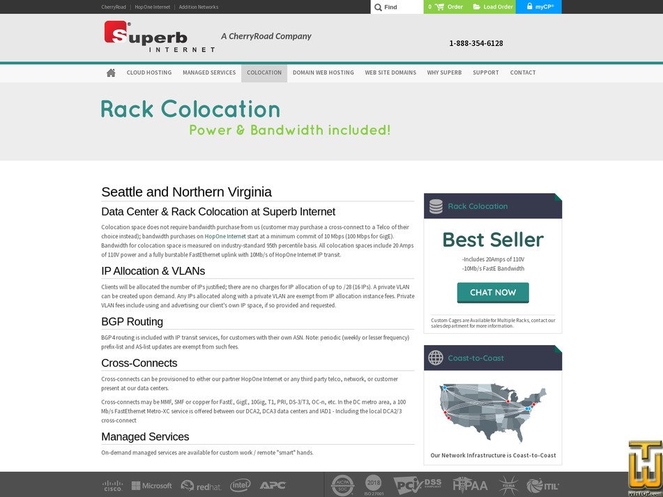 screenshot of Tower Shelf from superb.net
