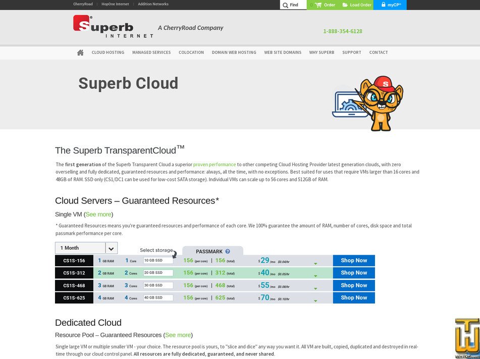 Taken on 22 September, 2026 screenshot of DC1S-5000 from superb.net
