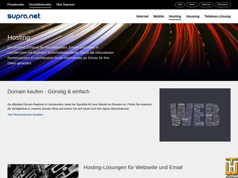 Taken on 2 October, 2026 screenshot of supra.hosting from supra.net
