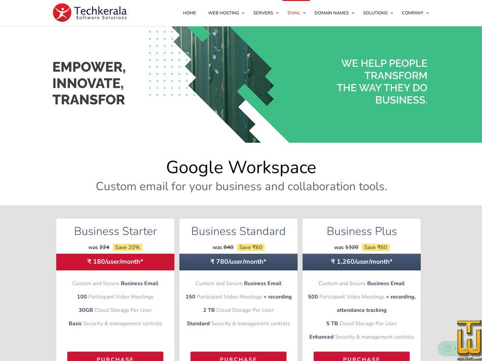 Taken on 29 July, 2026 screenshot of Business Starter from techkerala.com