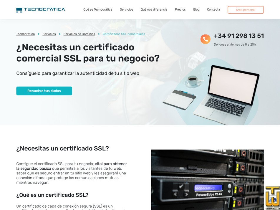 Taken on 22 July, 2026 screenshot of Comodo Positive SSL from tecnocratica.net