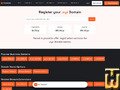 screenshot of .xyz Domain Registration from temok.com
