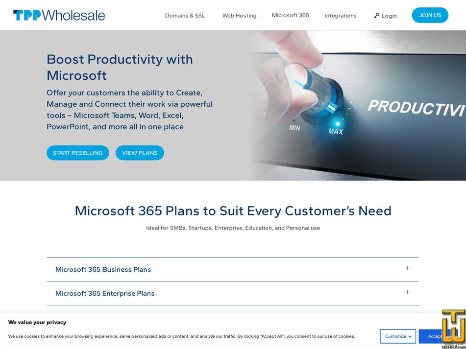 screenshot of Business Standard from tppwholesale.com.au