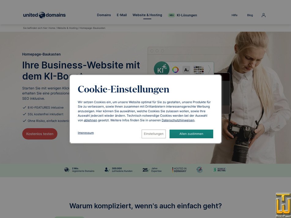 Taken on 6 October, 2026 screenshot of Private from united-domains.de