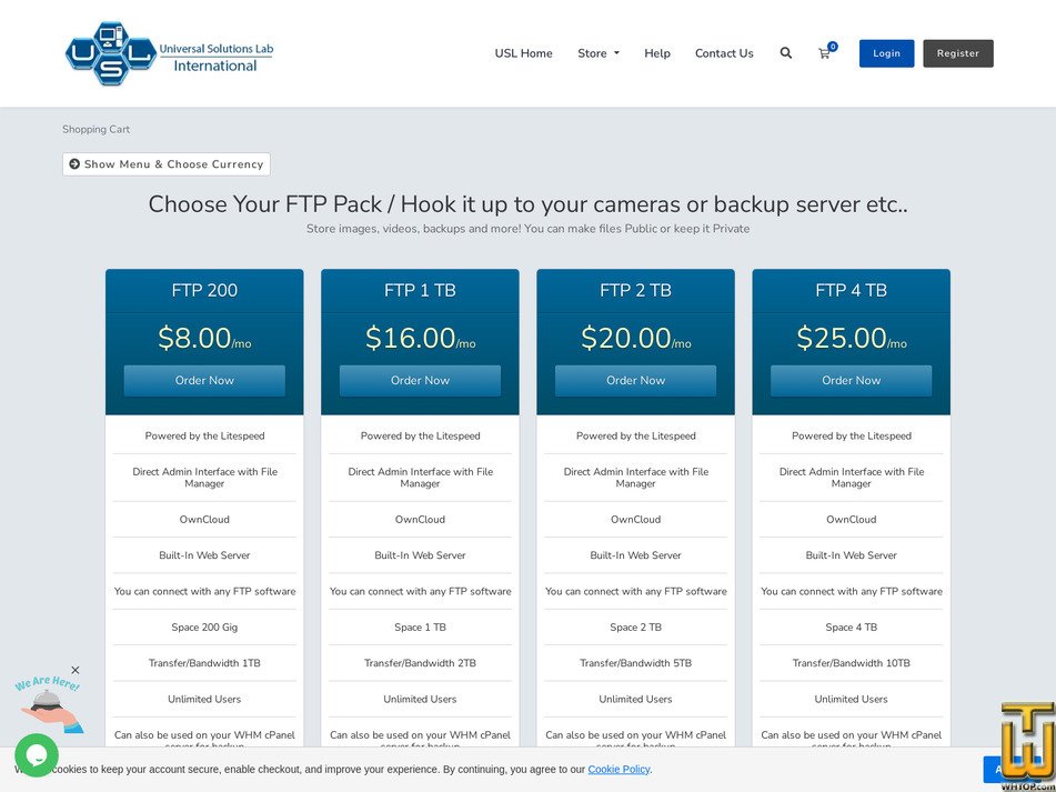 Taken on 17 September, 2026 screenshot of FTP 200 from usl.website