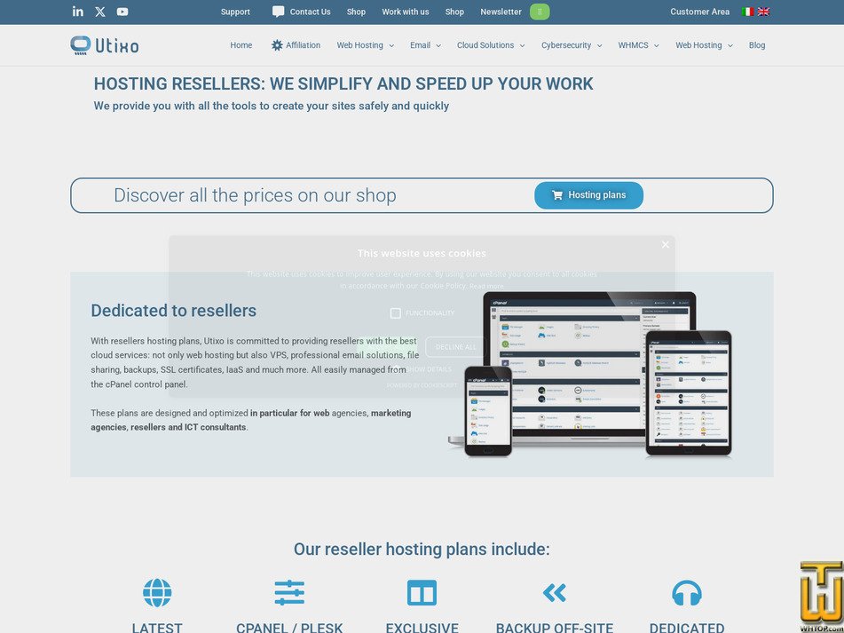 screenshot of R-Business-Plus from utixo.net