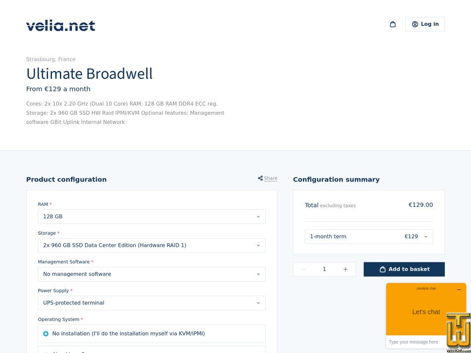 Taken on 7 October, 2026 screenshot of Ultimate Broadwell from velia.net