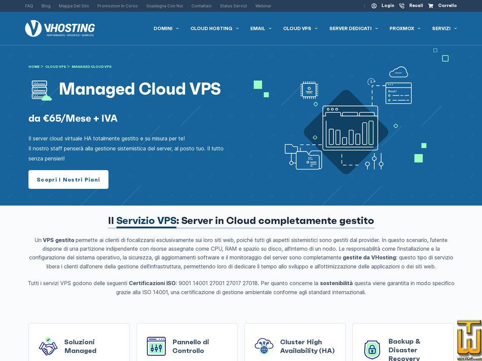 screenshot of Managed SSD 3 from vhosting.com