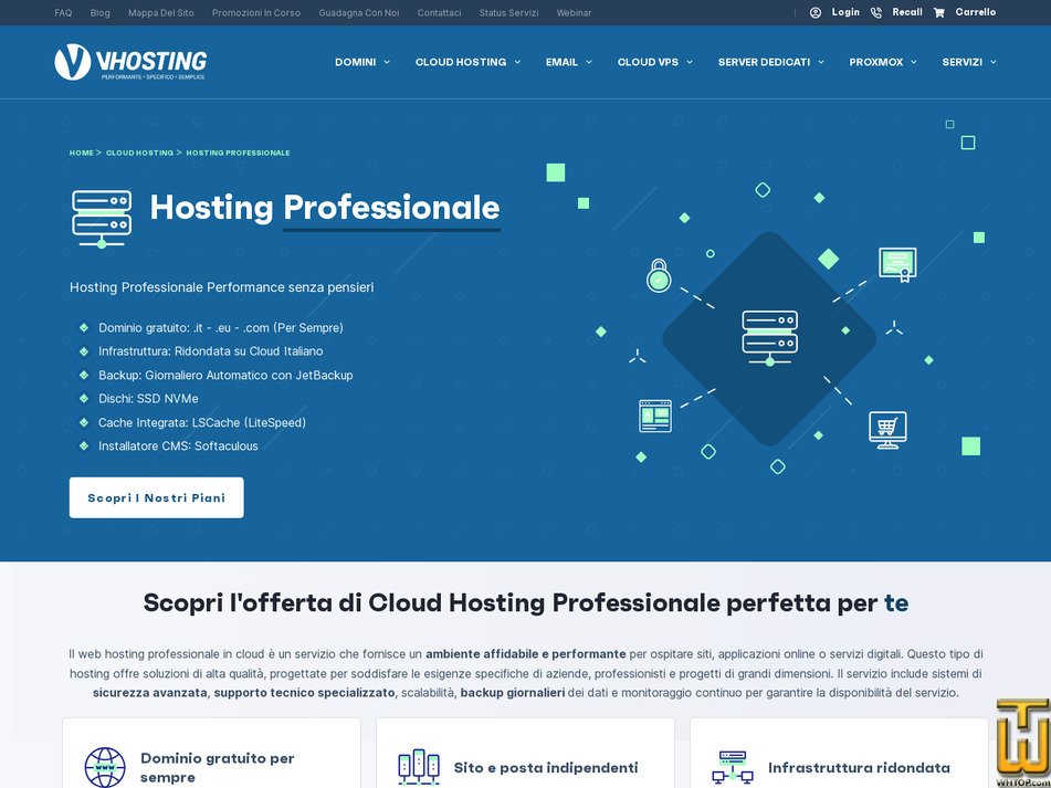 screenshot of Cloud Pro 02 from vhosting.com