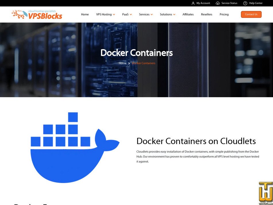 Taken on 2 August, 2026 screenshot of Docker Containers from vpsblocks.com.au