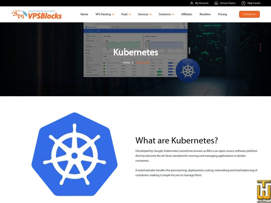 Taken on 2 August, 2026 screenshot of Kubernetes Clusters from vpsblocks.com.au