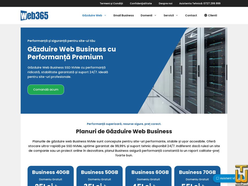Taken on 21 February, 2026 screenshot of Business 40GB from web365.ro