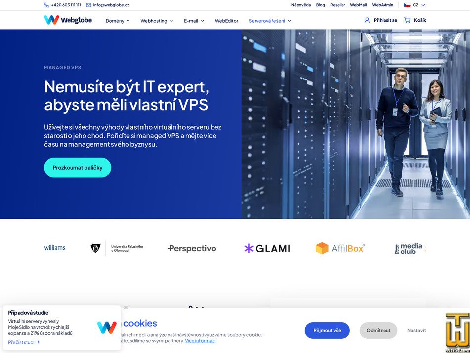 Taken on 23 February, 2026 screenshot of Managed VPS Ultra from webglobe.cz