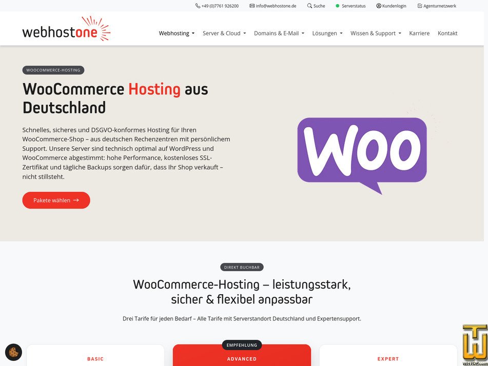 Taken on 17 September, 2026 screenshot of WooCommerce Expert from webhostone.de