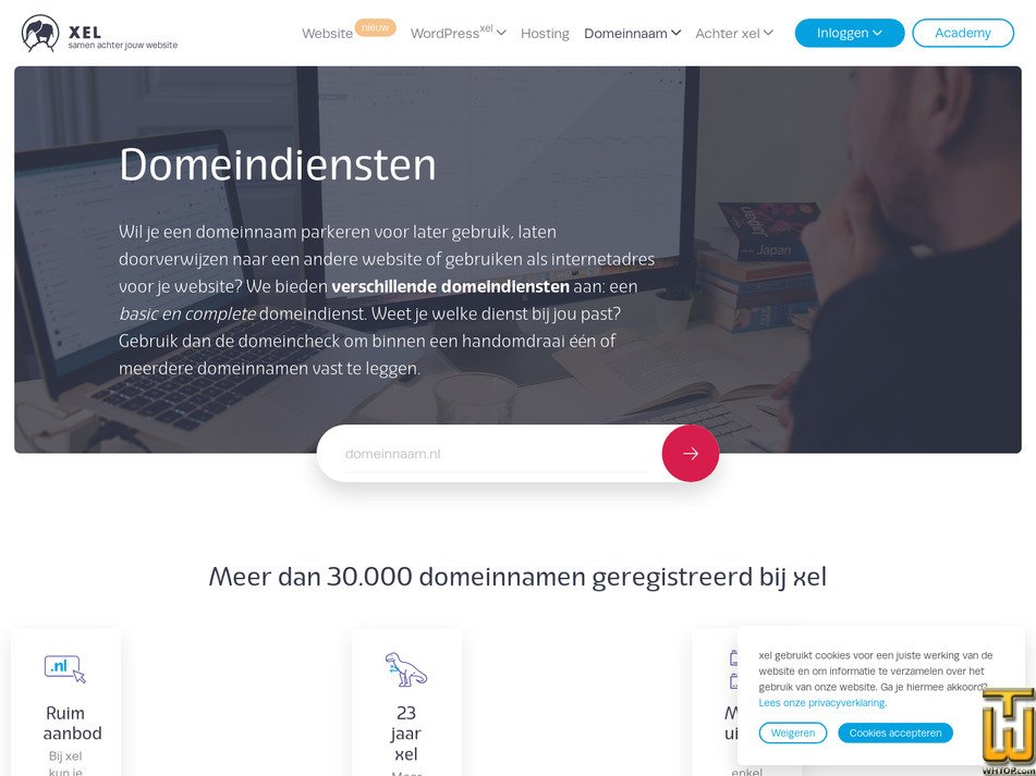 screenshot of Complete from xel.nl