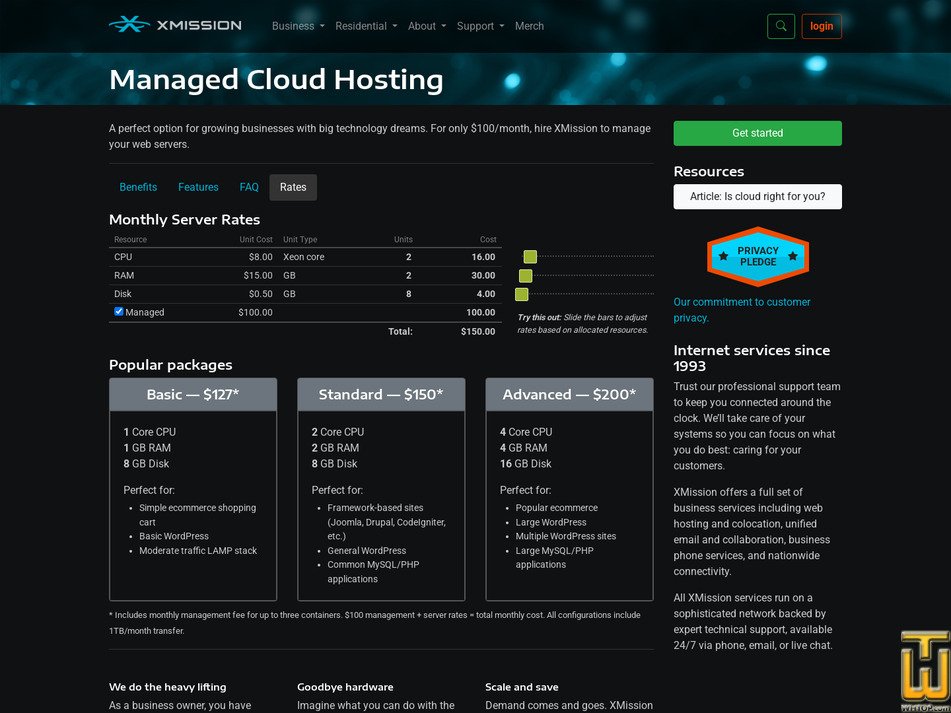 Taken on 3 January, 2026 screenshot of Standard from xmission.com