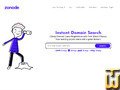 screenshot of .COM from zonode.com