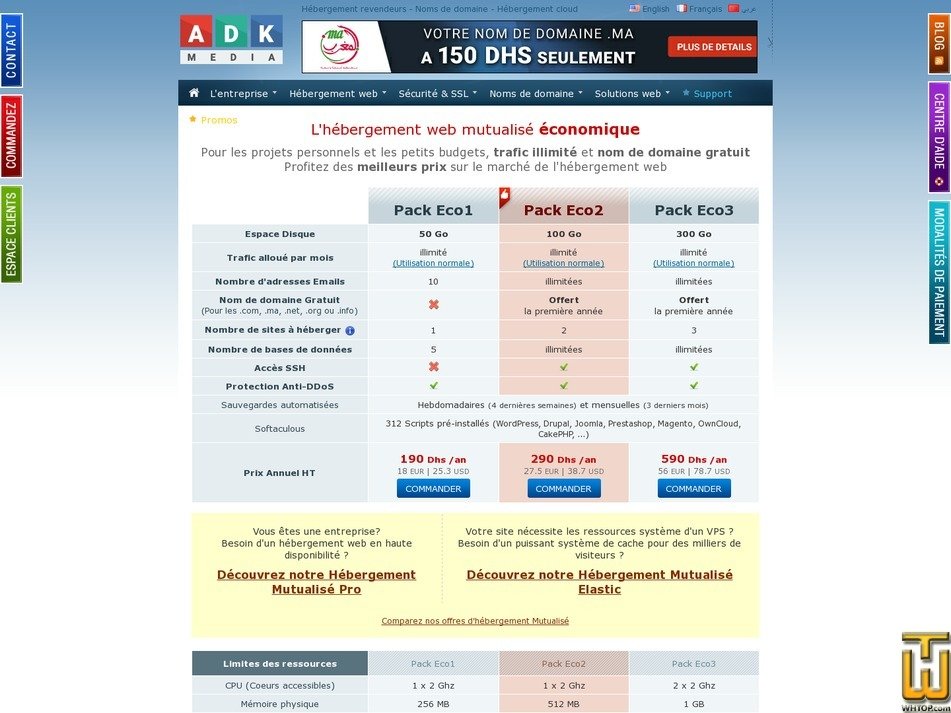 screenshot of Pack Eco1 from adk-media.com