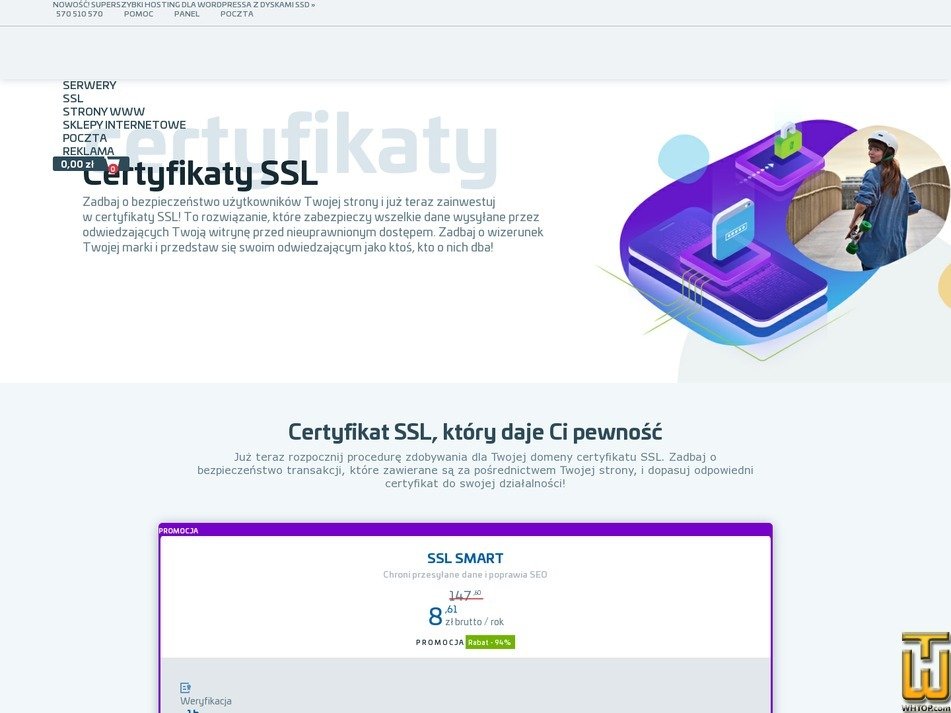 Taken on 7 September, 2019 screenshot of SSL SMART from az.pl