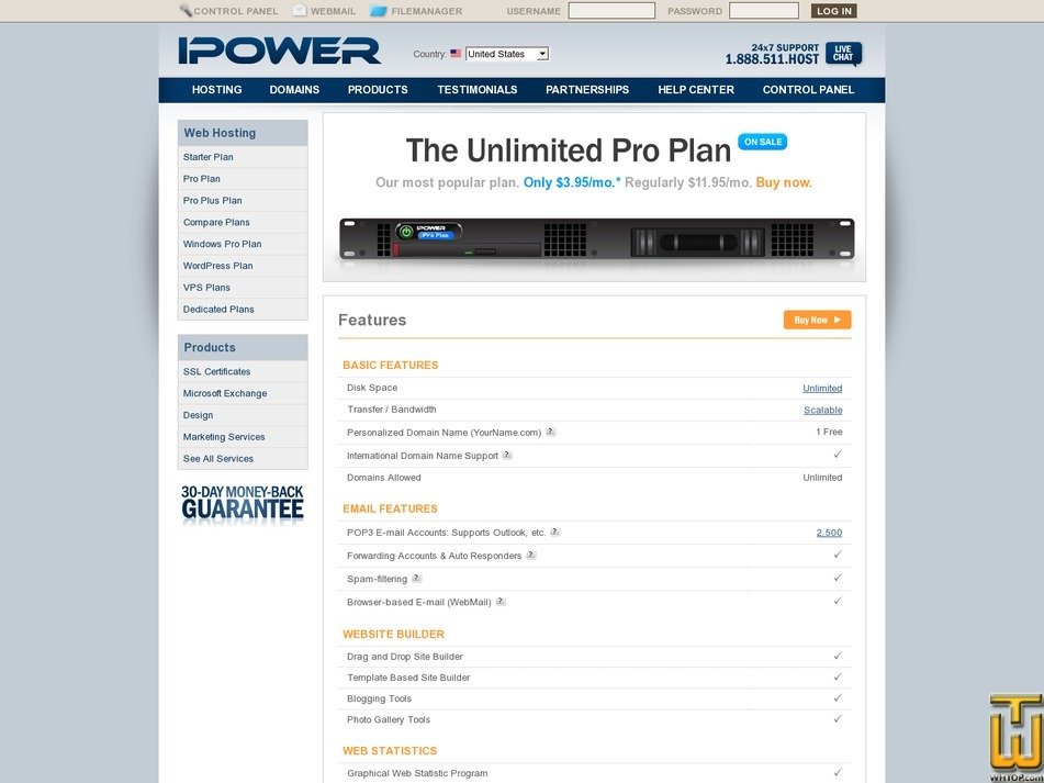 Taken on 18 June, 2020 screenshot of Pro from ipower.com
