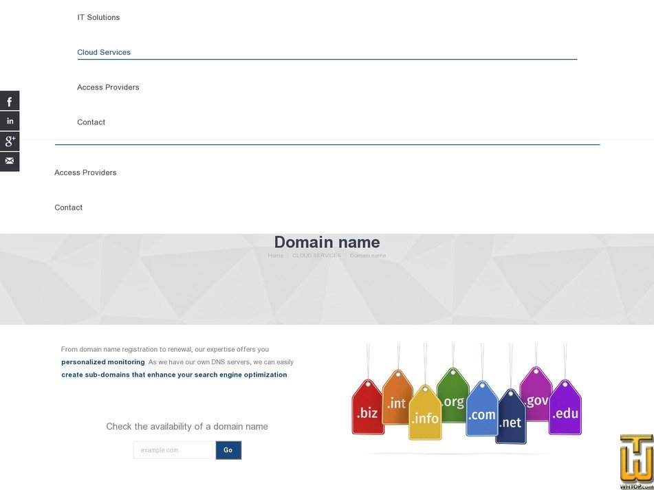 Taken on 11 May, 2020 screenshot of .com from mbs.mc